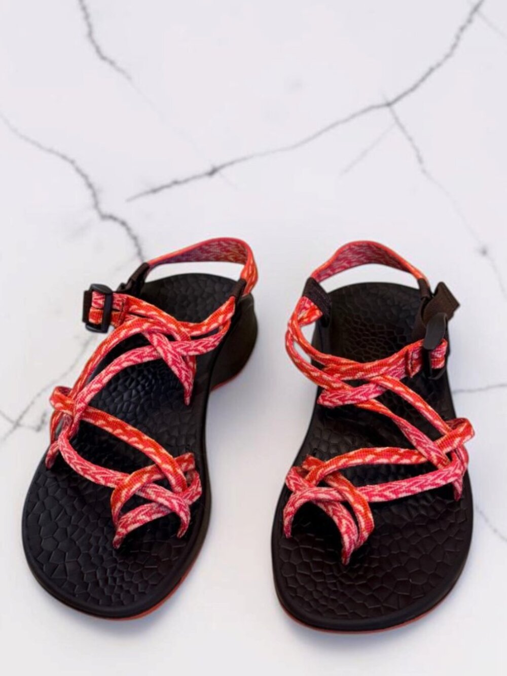 Chaco ZX/2 Classic Double Strap Sandals Women's Size 8 Coral - Picture 11 of 11